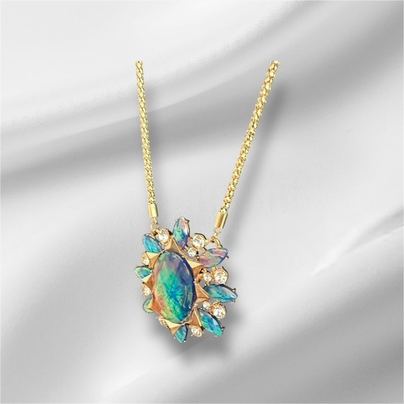 Necklace - vintage turtle necklace - Picture 3 of 4